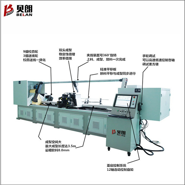 貝朗鐵絲數(shù)控折彎機(jī)給您帶來不一樣的感覺